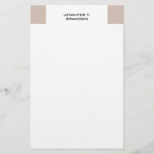 Papelería Minimalista Moderno Profesional Plano