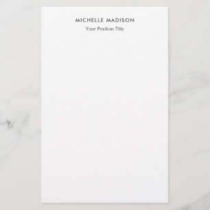 Papelería Minimalista Moderno Profesional Sencillo