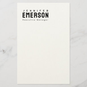 Papelería Minimalista moderno profesional sencillo