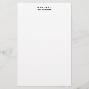Papelería Minimalista Moderno Profesional Sencillo