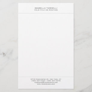Papelería Minimalista Moderno Profesional Simple