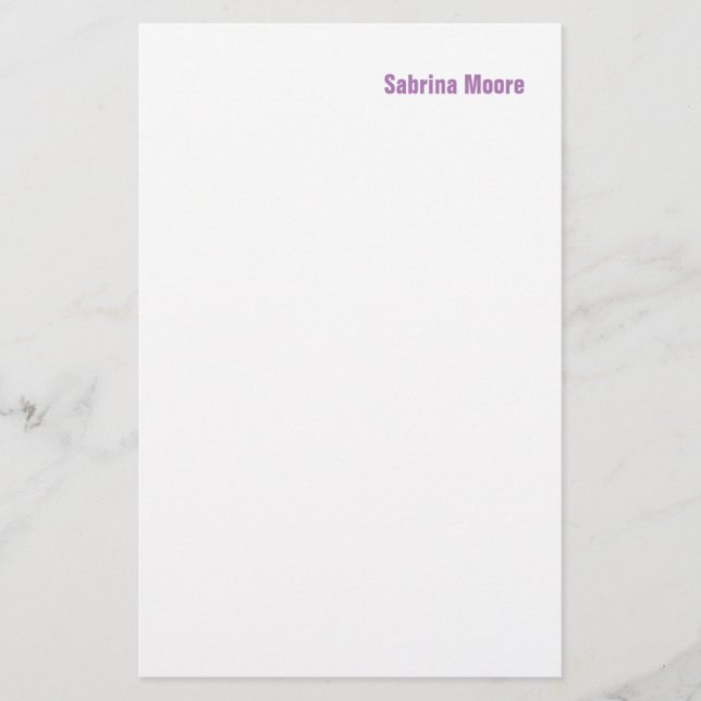 Papelería Minimalista moderno sencillo profesional (Anverso)