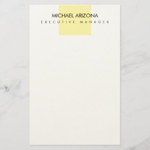 Papelería Minimalista Moderno Simple Plano