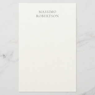 Papelería Minimalista Plano Moderno