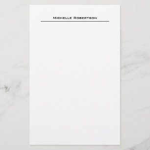 Papelería Minimalista Profesional Plano Simple Moderno