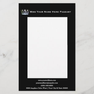 Papelería Miss América Personalizado estilo USA Letterhead