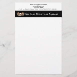 Papelería Miss América Personalizado estilo USA Letterhead