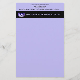 Papelería Miss América Personalizado estilo USA Letterhead