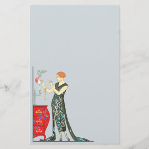 Papelería Moda del vintage de viernes del art déco