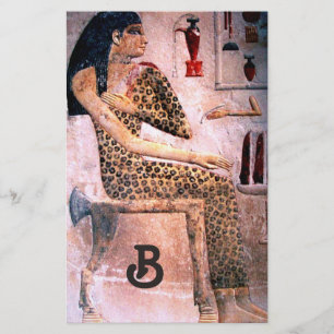 PAPELERÍA MODA Y BELLEZA DEL MONOGRAMA DE EGIPTO ANTIGUO