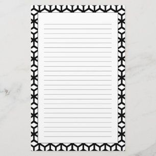 Papelería Modelo blanco y negro del cubo