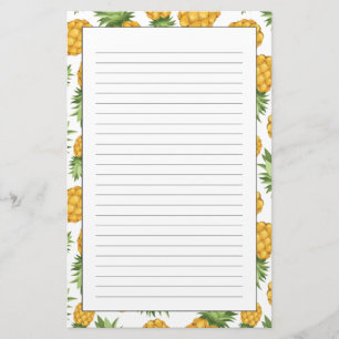 Papelería Modelo de la piña del dibujo animado
