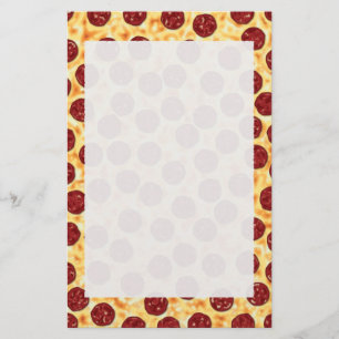 Papelería Modelo de la pizza de salchichones