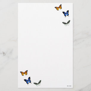 Papelería Modelo de mariposa inmóvil