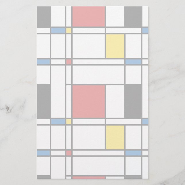 Papelería Modelo de Stijl (Anverso)