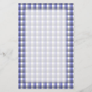 Papelería Modelo del control de la guinga. Azul, gris,