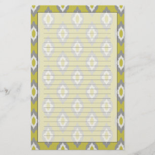 Papelería Modelo del vintage de Ikat