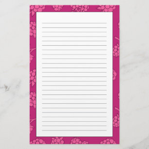 Papelería Modelo magenta de la baya