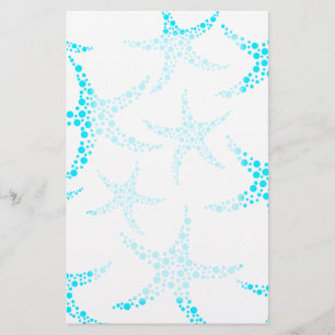 Papelería Modelo manchado de las estrellas de mar en