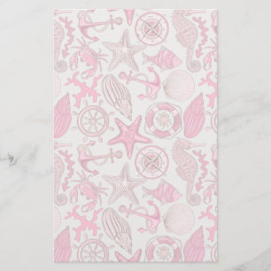 Papelería Modelo rosado del mar