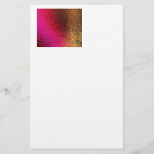Papelería Modelo rosado y del oro