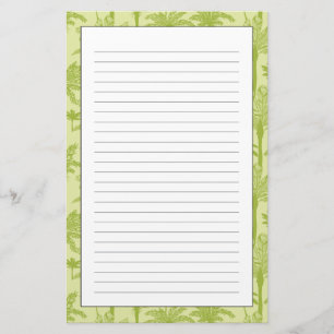 Papelería Modelo verde de las palmeras