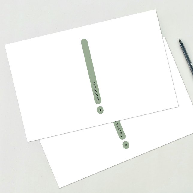 Papelería Modern Personal Stationery | 2-Column (Subido por el creador)