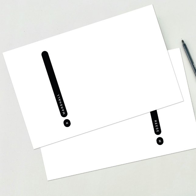 Papelería Modern Personal Stationery | Side Margin (Subido por el creador)