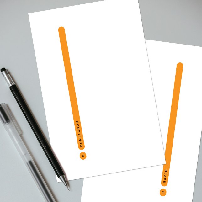 Papelería Modern Personal Stationery | Side Margin (Subido por el creador)