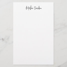 Papelería Moderna caligrafía creativa de la planicie Minimal