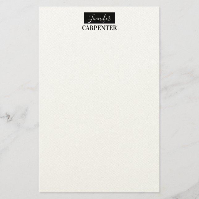 Papelería Moderna y elegante modernidad minimalista (Anverso)