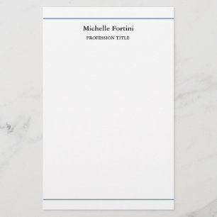 Papelería Moderno Elegante Plano Minimalista