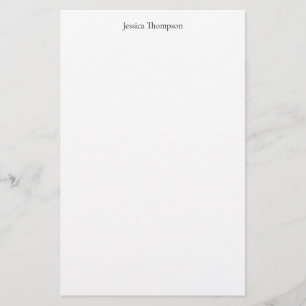 Papelería Moderno Elegante Plano Simple Profesional