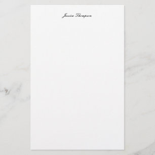 Papelería Moderno Elegante Sencillo Simple Profesional