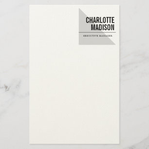 Papelería Moderno Simple Moderno Minimalista Plano