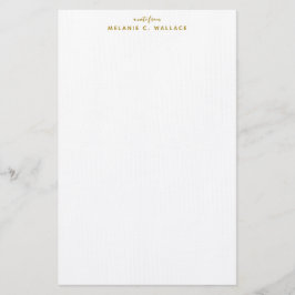 Papelería Moderno y elegante lujo de oro personalizado