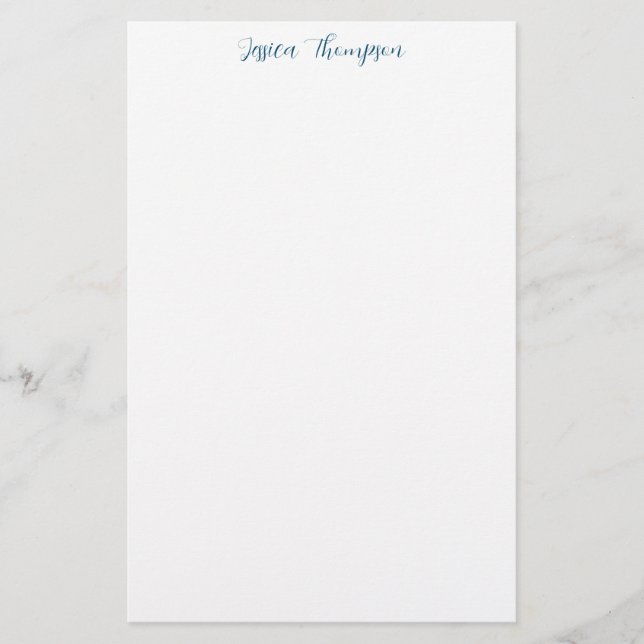 Papelería Moderno y elegante, sencillo profesional (Anverso)