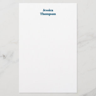 Papelería Moderno y elegante, sencillo profesional