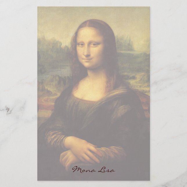 Papelería Mona Lisa Stationery (Anverso)