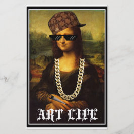 Papelería Mona Lisa Thug Life Art Life