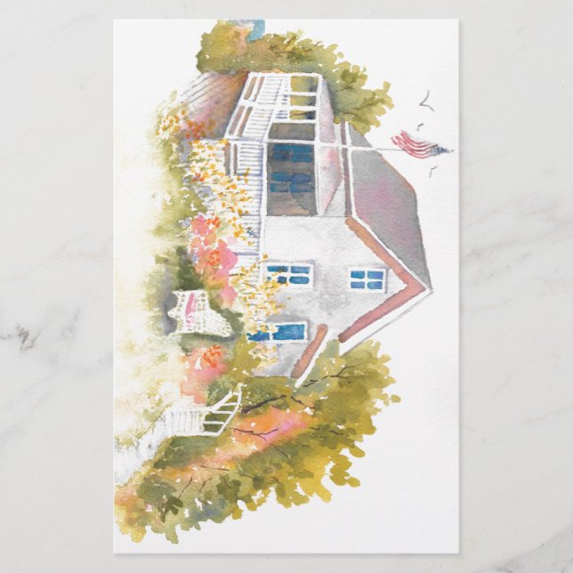 Papelería Monhegan Cottage J Kilburn (Anverso)