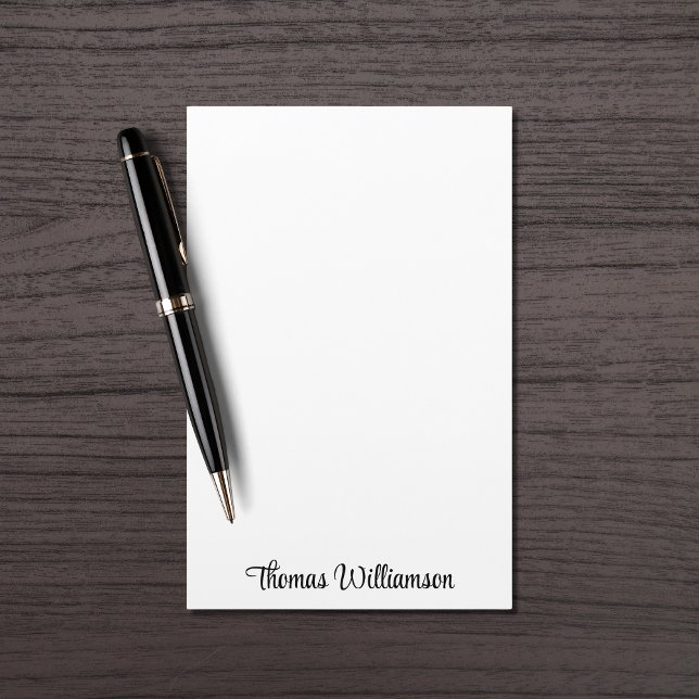 Papelería Monograma de guión elegante (Subido por el creador)