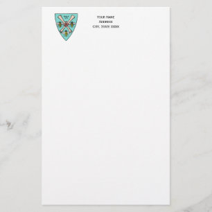 Papelería Monograma de Iniciales con Rollos de 3 Abejas de H