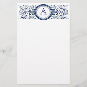 Papelería Monograma de Personalizable ordenado estacionario