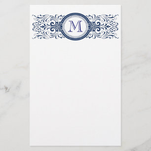 Papelería Monograma de Personalizable ordenado estacionario