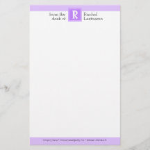 Monograma inicial negrita y nombre