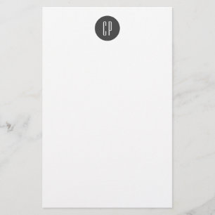 Papelería Monograma moderno profesional sencillo iniciales s