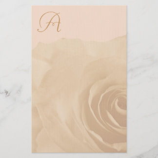 Papelería Monograma Stationery Faded Rosa