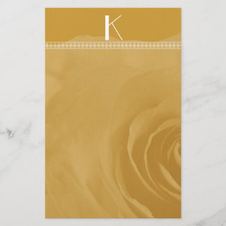 Papelería Monograma Stationery Faded Rosa En Carmel
