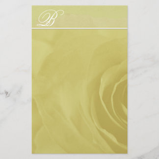 Papelería Monograma Stationery Faded Rosa En Lime Green